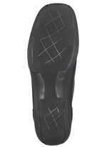 Mokassin-Slipper aus Chevreau-Nappaleder SCHWARZ-BUNT