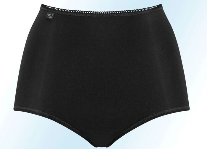 Sloggi 24/7 Dreierpack Slips mit flachen Abschlüssen SCHWARZ