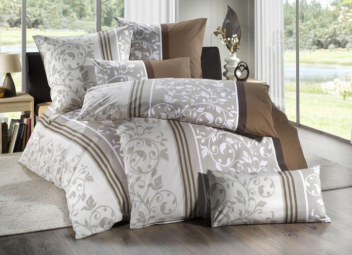 Soft-Renforcé Bettwäsche-Garnitur von Florella BEIGE