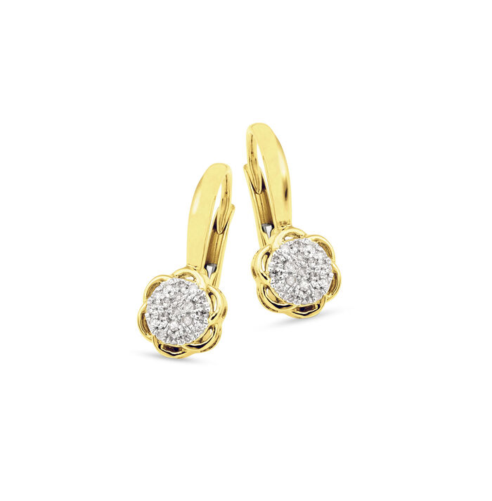 Ohrringe mit Diamanten 