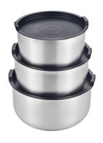 Kochgeschirr-Set aus rostfreiem Edelstahl, 8-teilig 