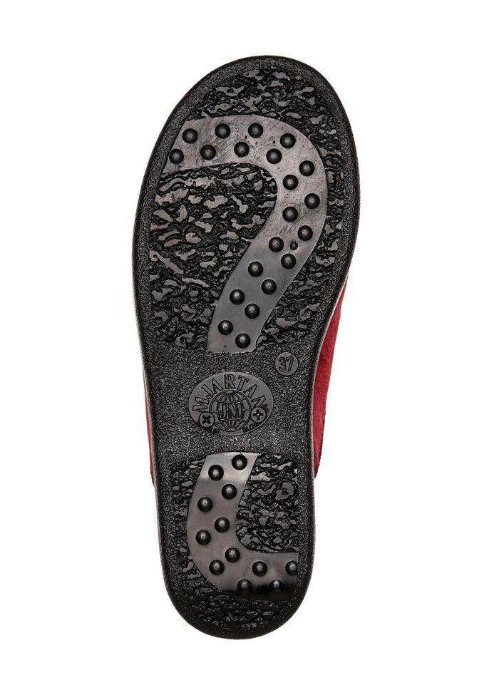 Pantoffel aus Veloursmaterial 