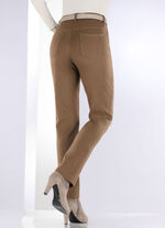 Hose mit sportivem Chic COGNAC