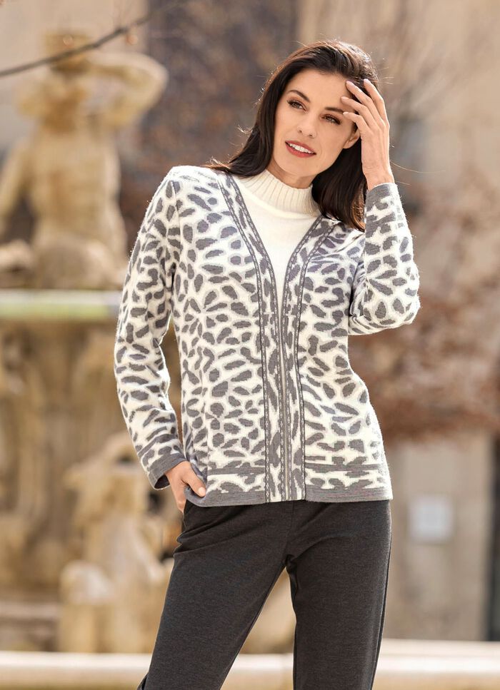 Pullover in Doppel-Optik 