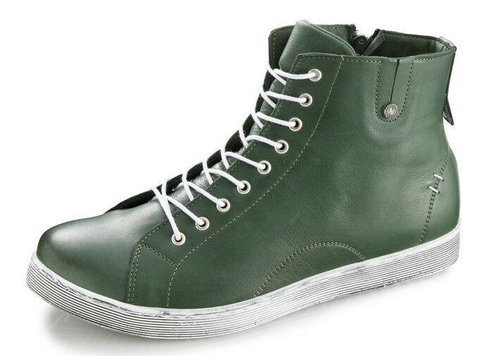 Schnür-Stiefelette aus hochwertigem Leder TANNE