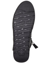 ELENA EDEN Schn&uuml;r-Bootie aus Veloursleder SCHWARZ