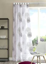 &Uuml;bervorhang mit Schlaufen oder Universalschienenband GRAU-STEINGRAU