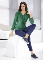 Sportives Shirt mit Biesenzier, 