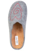 Laurina, klassische Damen-Hausschuhe, mit herausnehmbarem Fussbett 