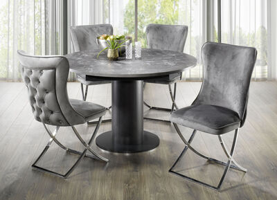 Trendige Esszimmer-Stühle, 2er-Set 