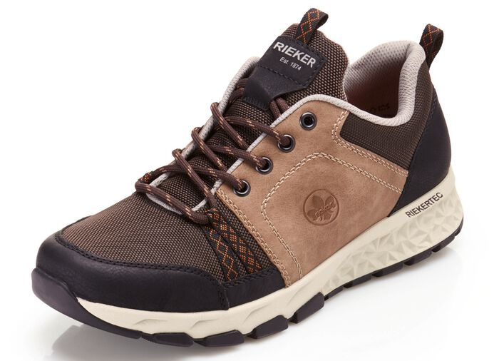 Rieker Sneaker mit Schn&uuml;rung TAUPE-BRAUN-SCHWARZ