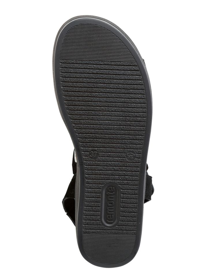 Sandale aus Samtveloursleder 