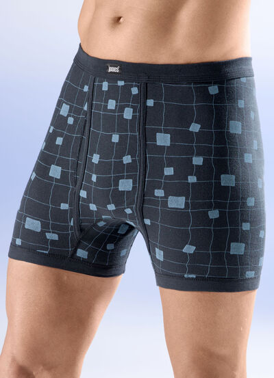 Viererpack Unterhosen mit Alloverdessin - 