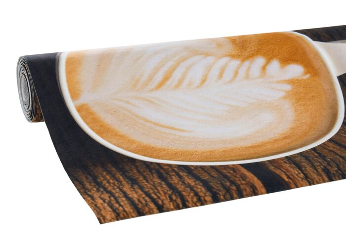 K&uuml;chenl&auml;ufer Kaffeetassen, mit rutschhemmender R&uuml;ckseite BRAUN