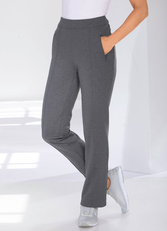 Freizeithose von «Athlet»  ANTHRAZIT MELIERT