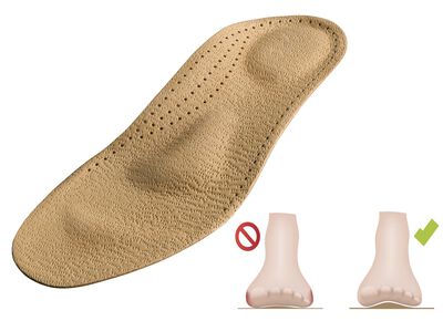 "FußGut" Leder-Komfort-Fußbett 