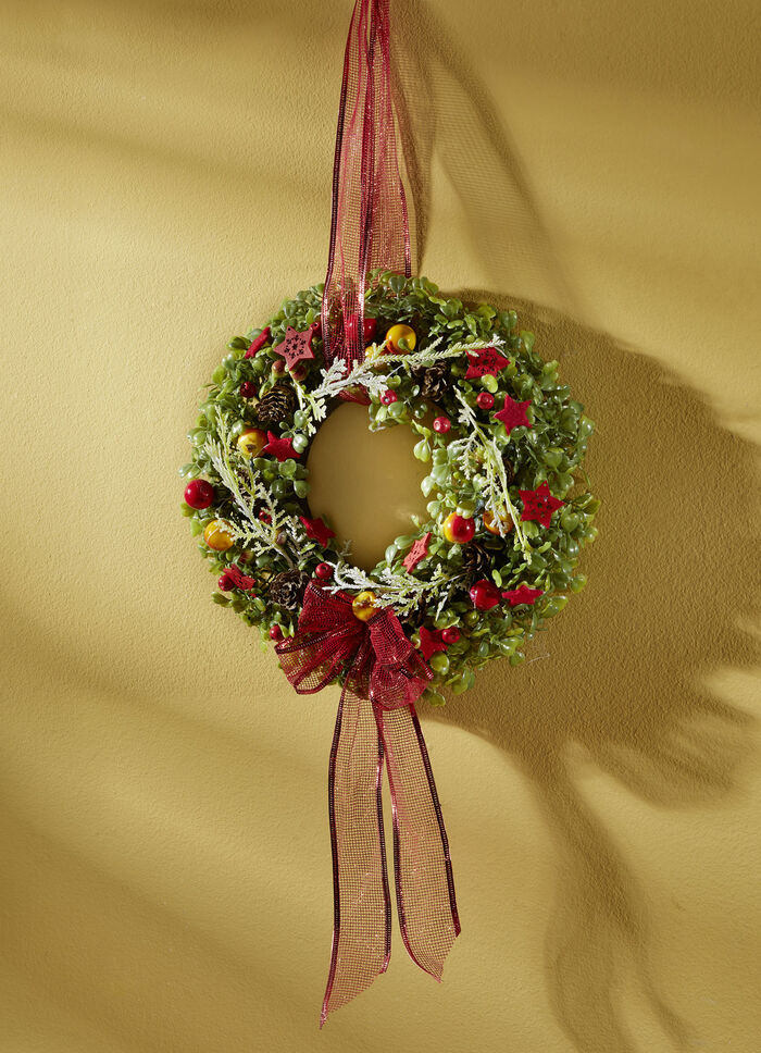 Wandkranz mit passendem Textilschleifenband 