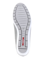 ELENA EDEN, bequeme Damen-Ballerinas, Weite G, mit herausnehmbarem Fussbett SILBERGRAU