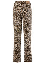 Hose in angesagter Leo-Dessinierung BEIGE-SCHWARZ-BRAUN