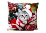 Kissenbezug Weihnachtskatze 