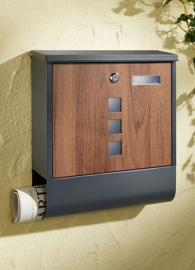 Briefkasten Rom in toller Holzoptik - 