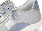 Remonte Sneaker mit bedruckten Besätzen HELLBLAU-SILBER