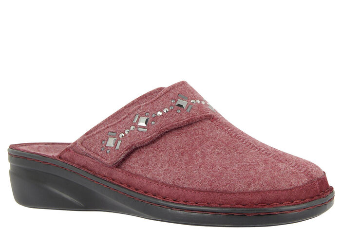 Hausschuh Rieke von Varomed BEERE