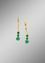 Ohrringe mit echt Smaragd 