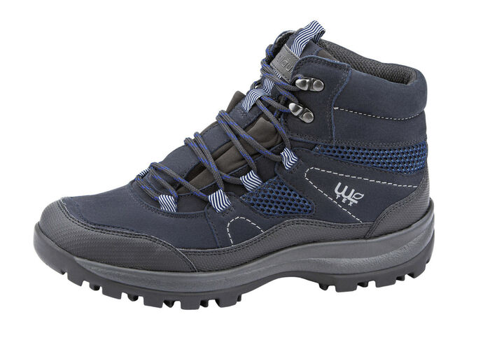 Waldläufer Schnür-Stiefelette mit Klimamembrane BLAU