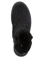 Waldl&auml;ufer Stiefelette aus Rind-Nubukleder SCHWARZ