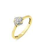 Damenring mit 23 Diamanten 