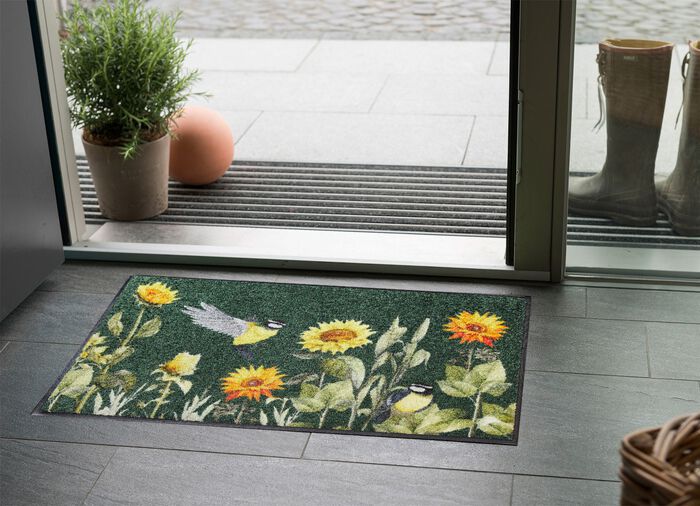 Fussmatte mit rutschhemmender R&uuml;ckseite 