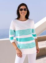 Pullover in Mustermix 