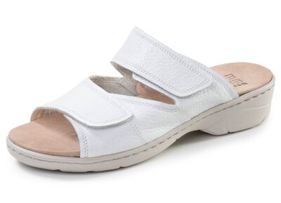 ELENA EDEN, bequeme Damen-Pantoletten, Weite H, mit herausnehmbarem Fussbett 