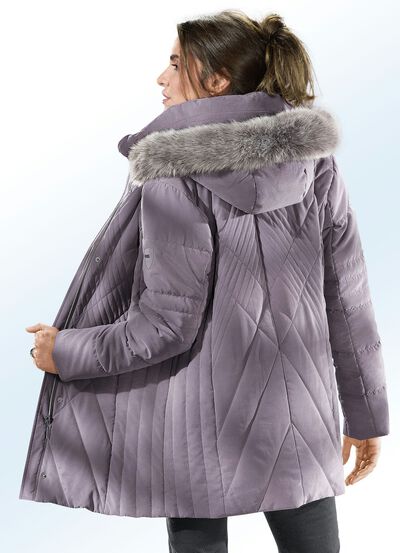 Jacke mit figurbetonendem Stepp 