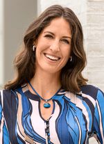 3-reihige Halskette mit Anh&auml;nger 