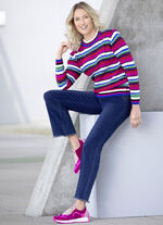 Pullover in Strukturmix 