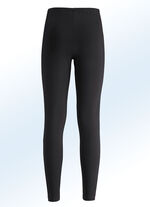 Leggings im interresanten Materialmix SCHWARZ