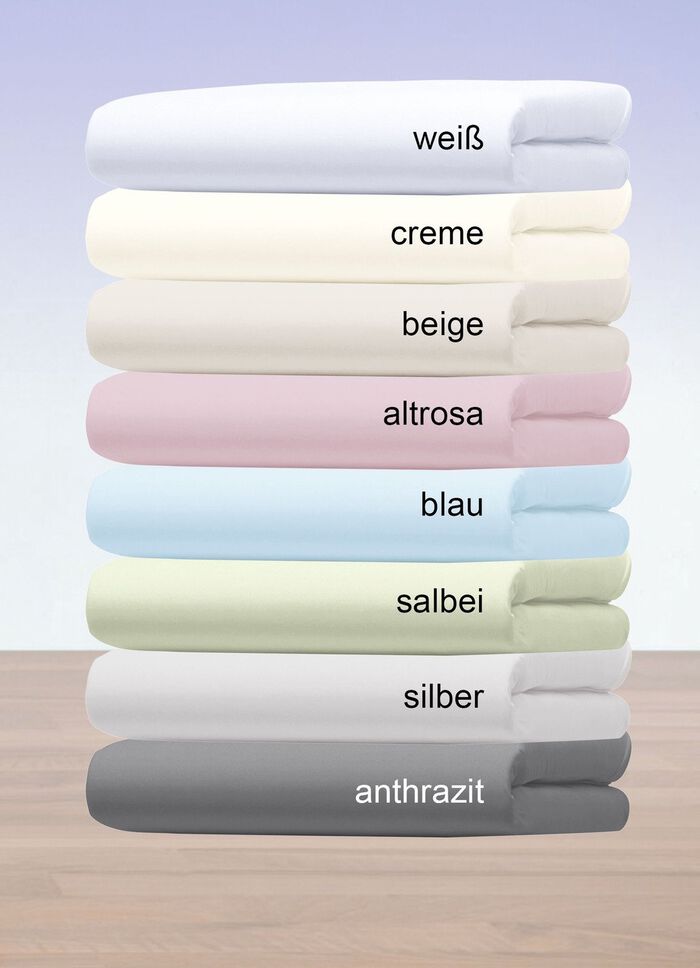 Jersey-Stretch-Elasthan-Spannbettt&uuml;cher Deluxe in hochwertiger Qualit&auml;t ALTROSA