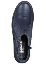 Gemini, bequeme Damen-Boots, Weite G, mit herausnehmbarem Fussbett MARINE