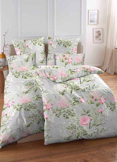 Biberna Bettwäsche-Garnitur in Renforcé-Qualität 