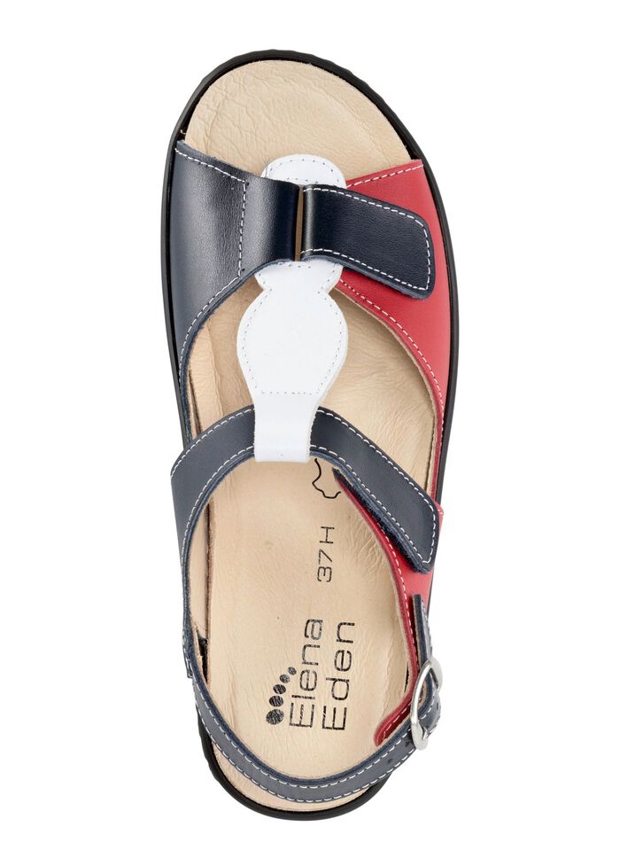 ELENA EDEN, bequeme Damen-Sandalen, Weite H, mit herausnehmbarem Fussbett 