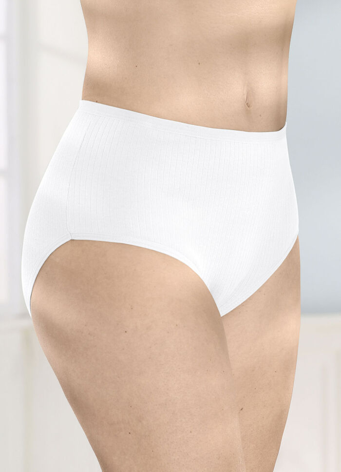 Viererpack Slips mit Rippenstruktur, 