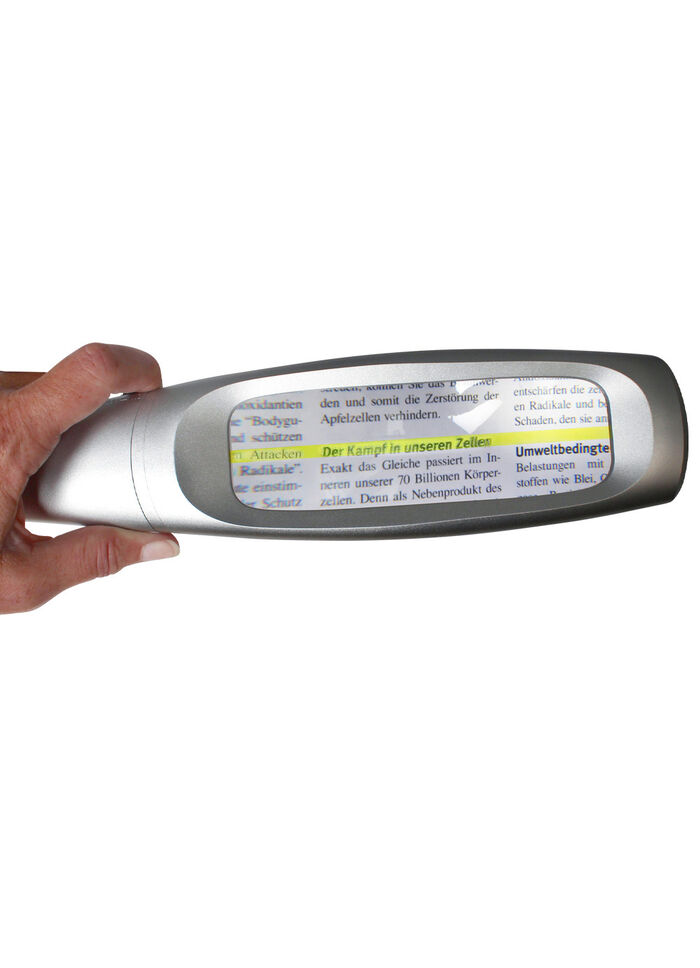 Handliche und praktische LED-Lupe