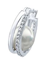 Creolen mit echt Muschelkernperle 