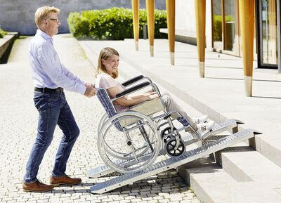 Mobile Auffahrrampe 