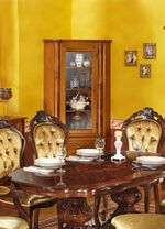 Esszimmer-Möbel mit Wurzelholzfurnier KIRSCHBAUM