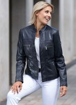 Lederkurzjacke von &laquo;Caminari&raquo; 