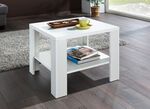 Couchtisch mit grosser Ablagefl&auml;che WEISS