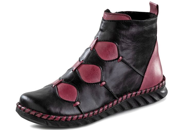 Gemini Bootie aus dezent schattiertem Rind-Nappaleder 